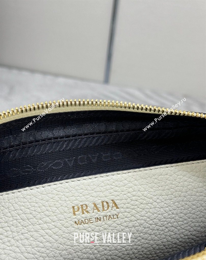 Prada Small leather shoulder bag 1BH082 White 2026 (YZ-260410110)