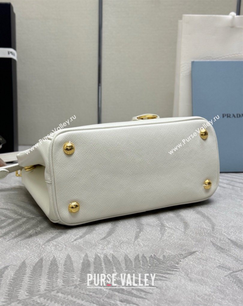 Prada Galleria small Saffiano leather bag White 2026 1BA896 (YZ-260410118)