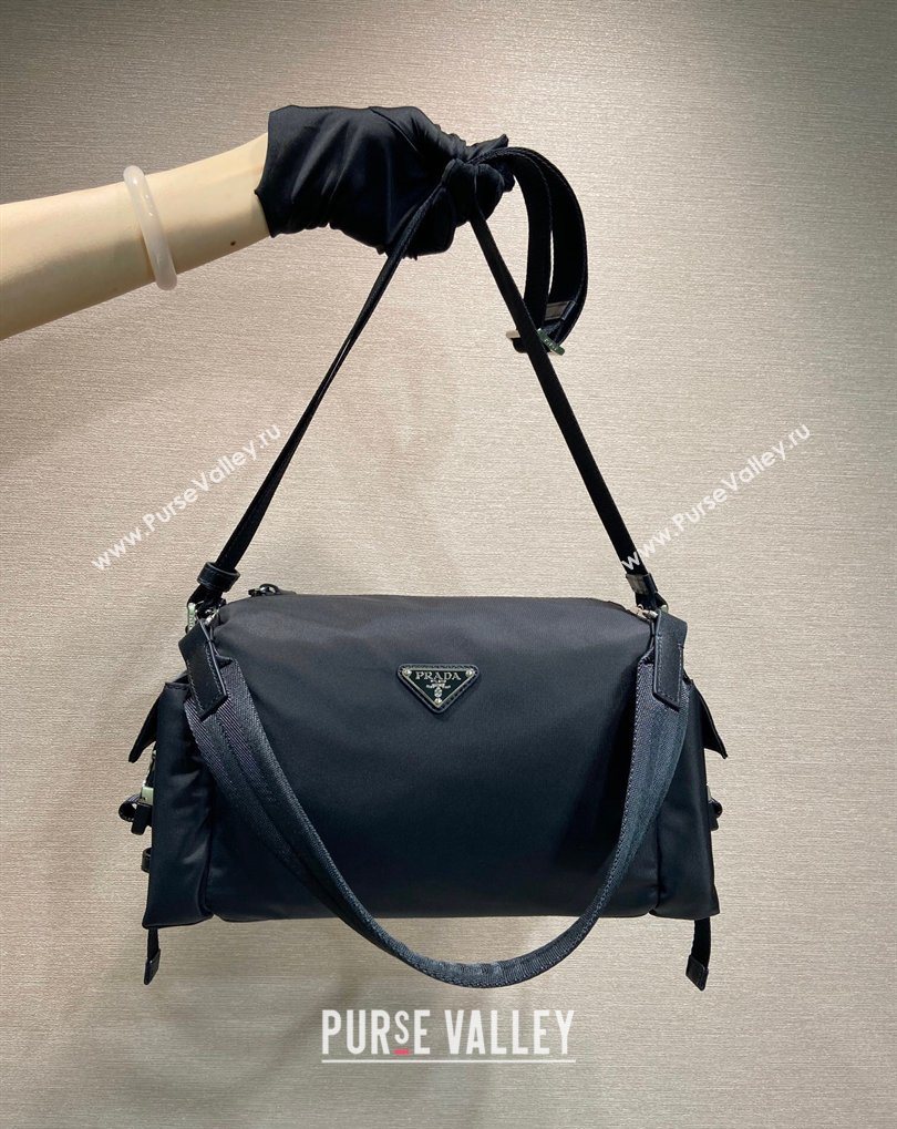 Prada Explore Re-Nylon Shoulder bag Black 2026 2VH206 (YZ-260410075)