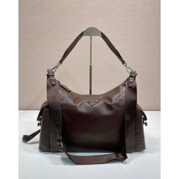 Prada Mens Explore Calf Leather bag Coffee Brown 2026 2VH204 (YZ-260410080)
