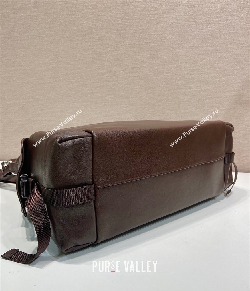 Prada Mens Explore Calf Leather bag Coffee Brown 2026 2VH204 (YZ-260410080)