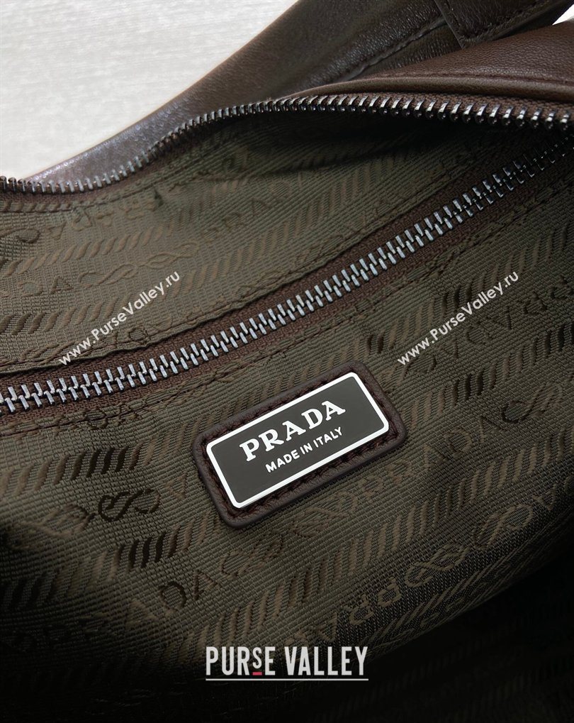 Prada Mens Explore Calf Leather bag Coffee Brown 2026 2VH204 (YZ-260410080)