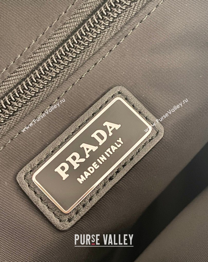 Prada Mens Medium Re-Nylon and Saffiano leather shoulder bag Brown 2026 2VH192 (YZ-260410132)
