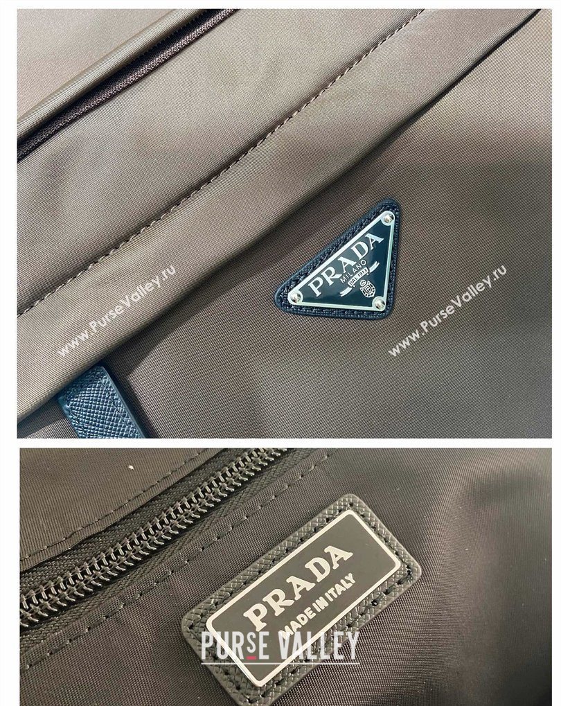 Prada Re-Nylon and Saffiano Leather Backpack Bag 2VZ048 Brown 2026 (YZ-260410133)