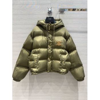 Celine Down Jacket C11229 Green 2024 (Q-2411229)