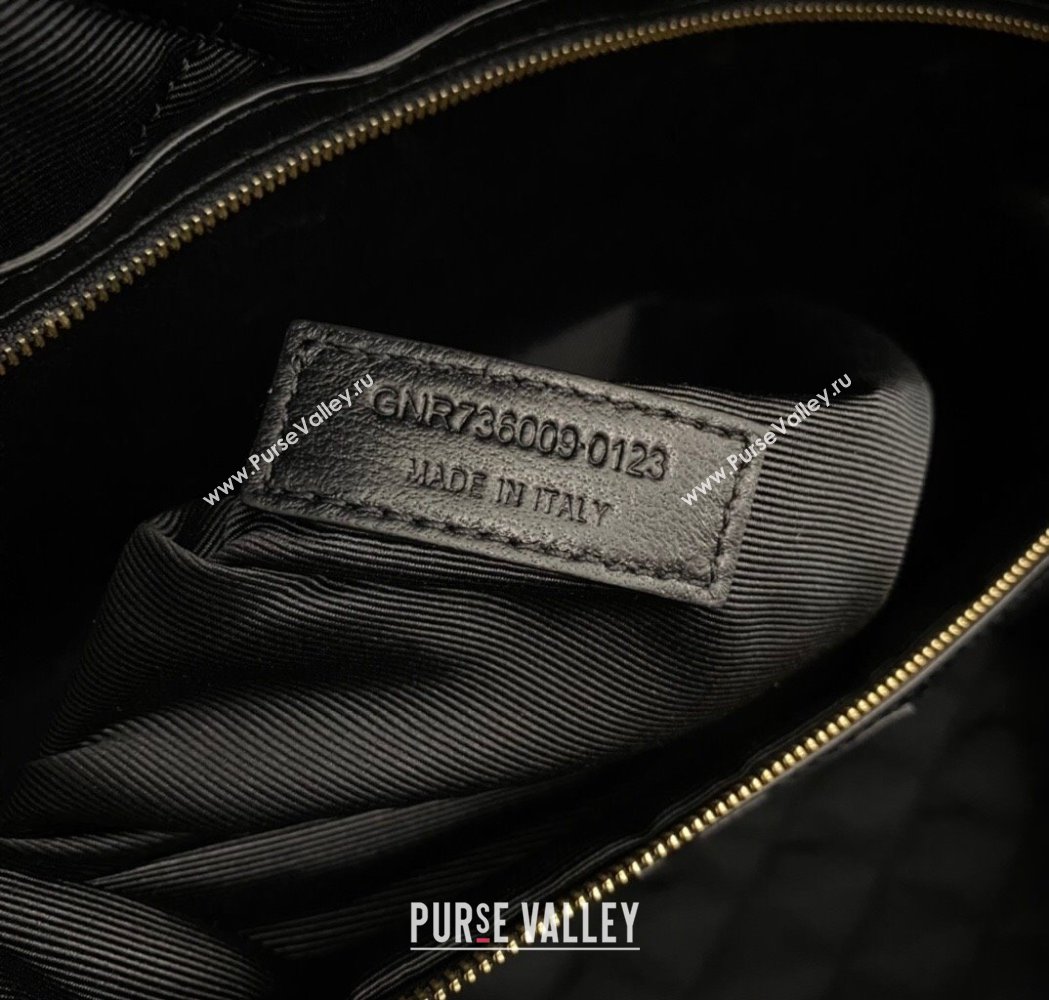 Saint Laurent ES Giant Travel Maxi Supple Bag in Quilted Calf Leather 736009 Black 2025 (nana-250206010)