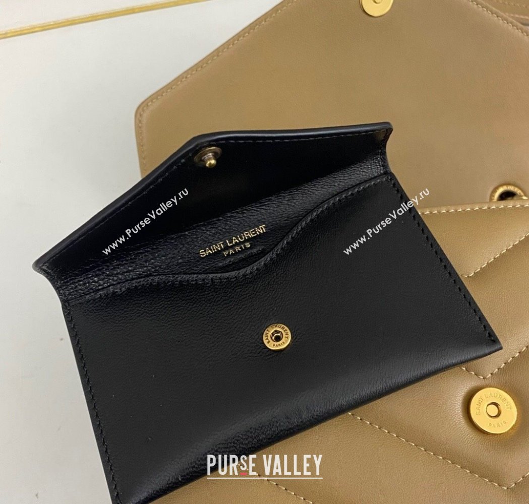 Saint Laurent Loulou Small Bag in Matelasse Lambskin Beige 2025 801437 (nana-250206020)