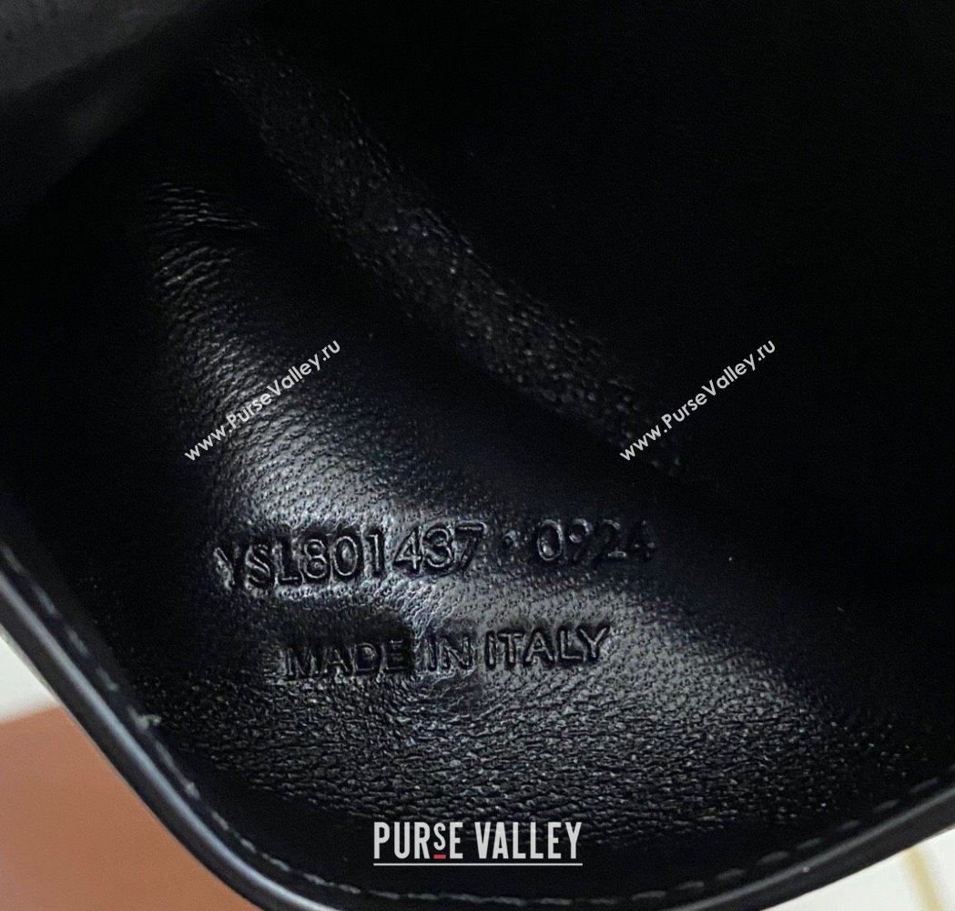 Saint Laurent Loulou Small Bag in Matelasse Lambskin Brown 2025 801437 (nana-250206021)