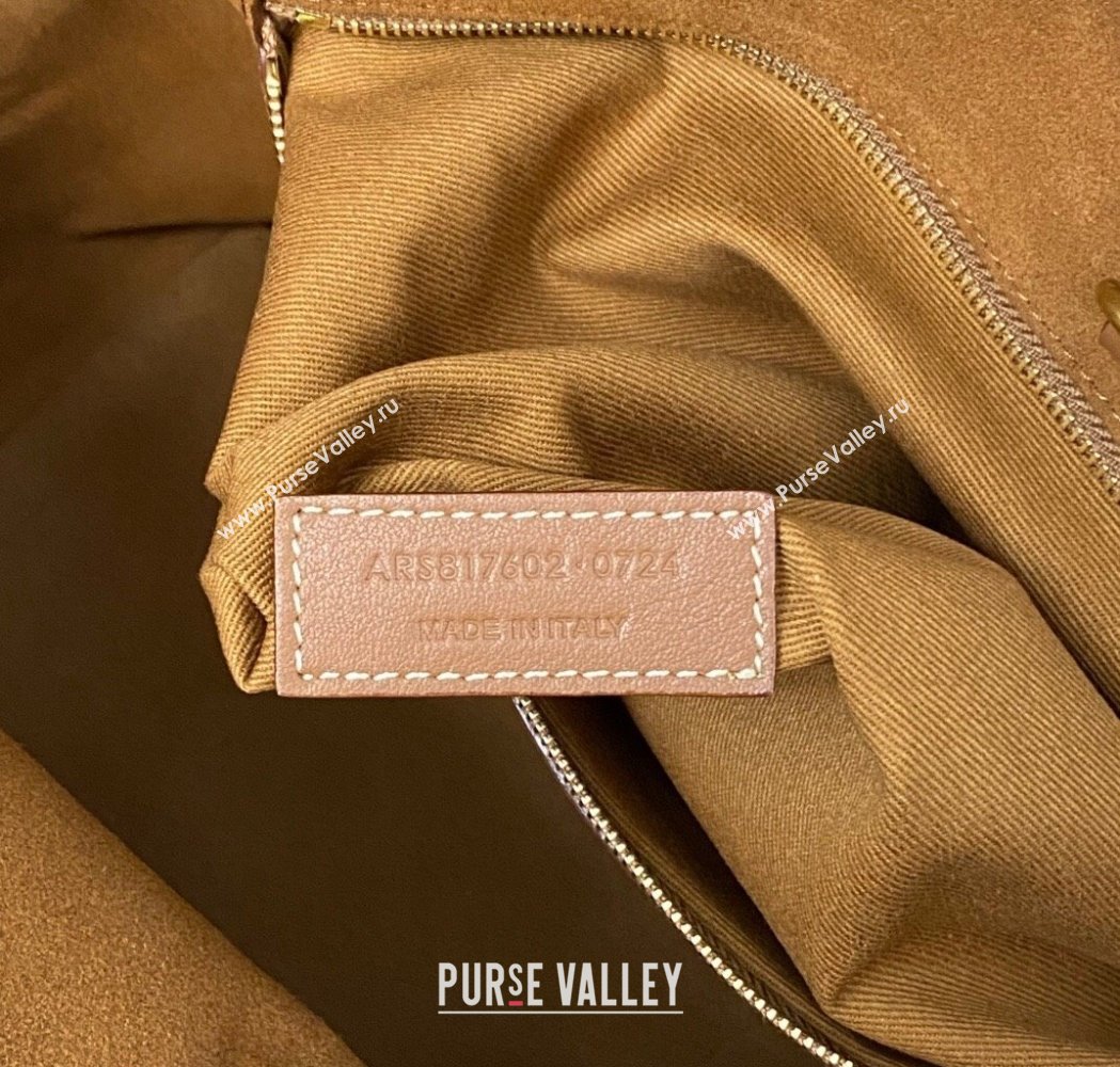 Saint Laurent Y Tote Bag in Leather Caramel Brown 2025 817602 (nana-250206009)