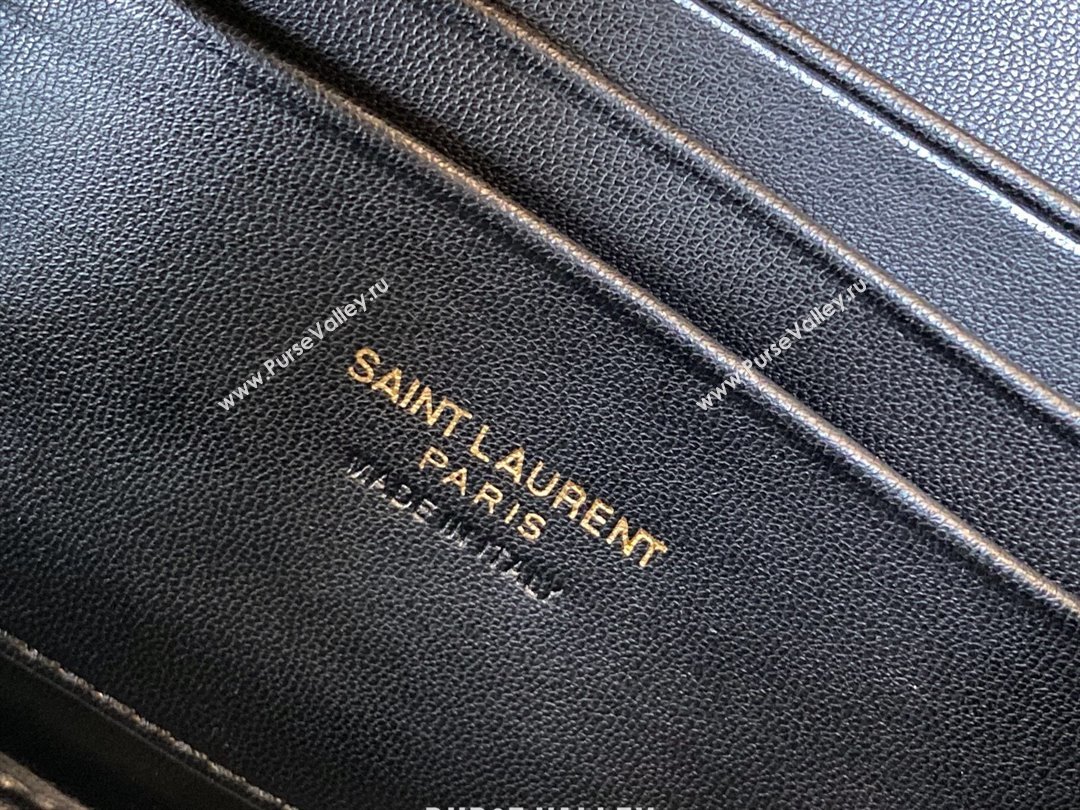 Saint Laurent Lou Mini Camera Bag with Tassel in Matelasse Grained Leather 585040 Beige 2025 (YY-250206040)