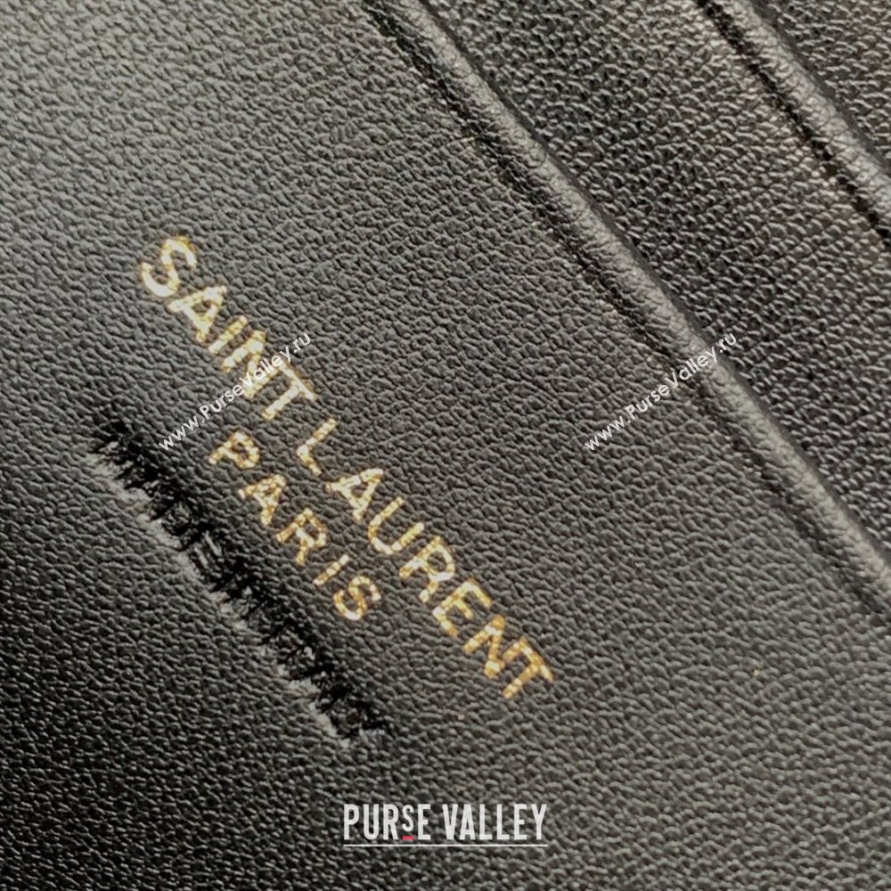 Saint Laurent Lou Mini Camera Bag with Tassel in Matelasse Grained Leather 585040 Green 2025 (YY-250206041)