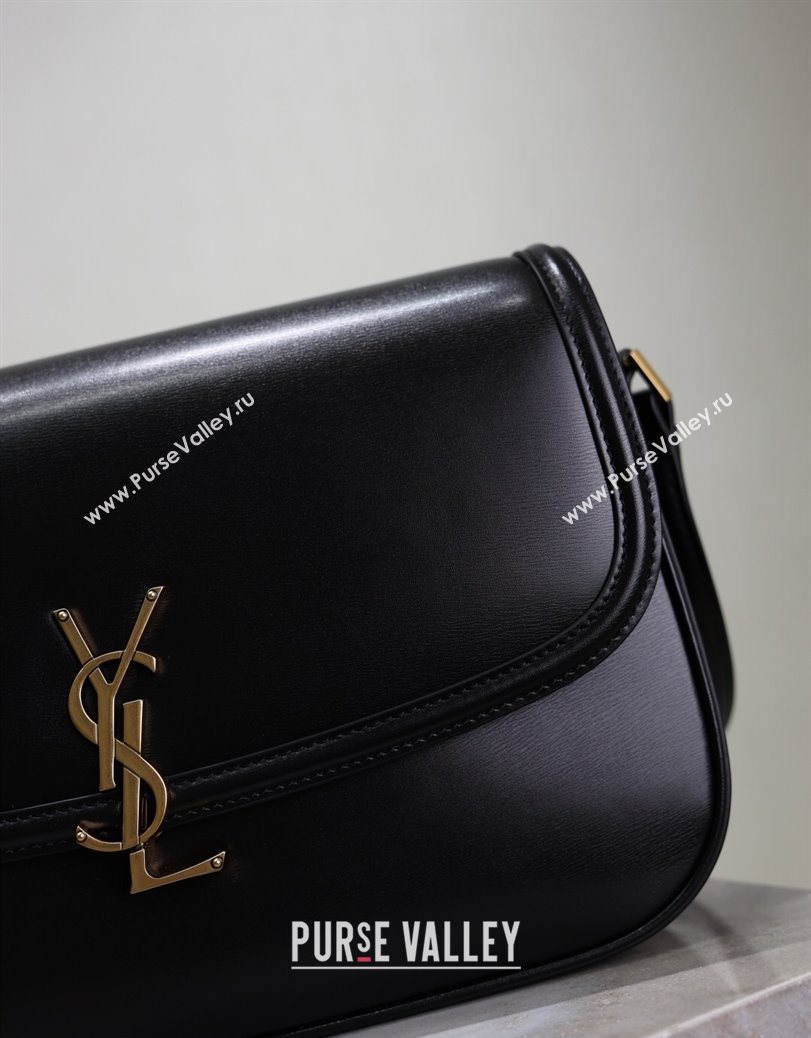 Saint Laurent Solferino Large Bag in Box Leather Black 2025 832332 (YY-250801060)