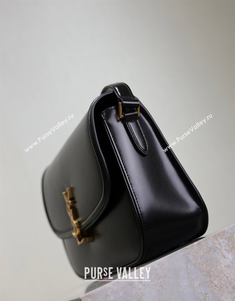 Saint Laurent Solferino Large Bag in Box Leather Black 2025 832332 (YY-250801060)