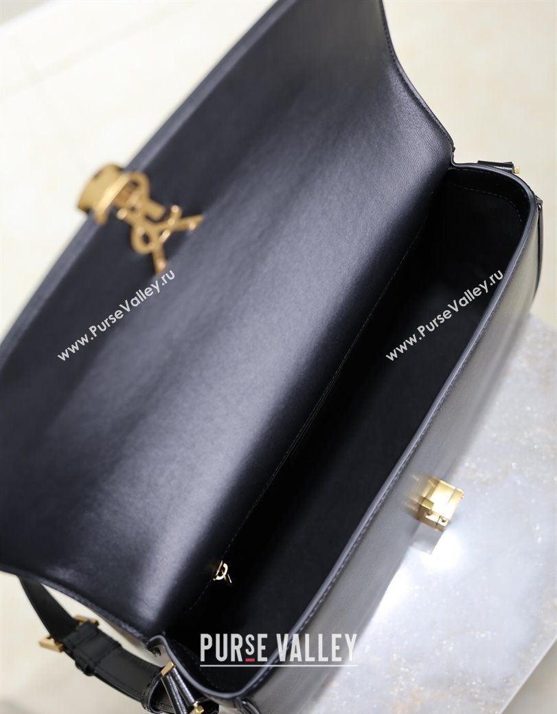 Saint Laurent Solferino Large Bag in Box Leather Black 2025 832332 (YY-250801060)