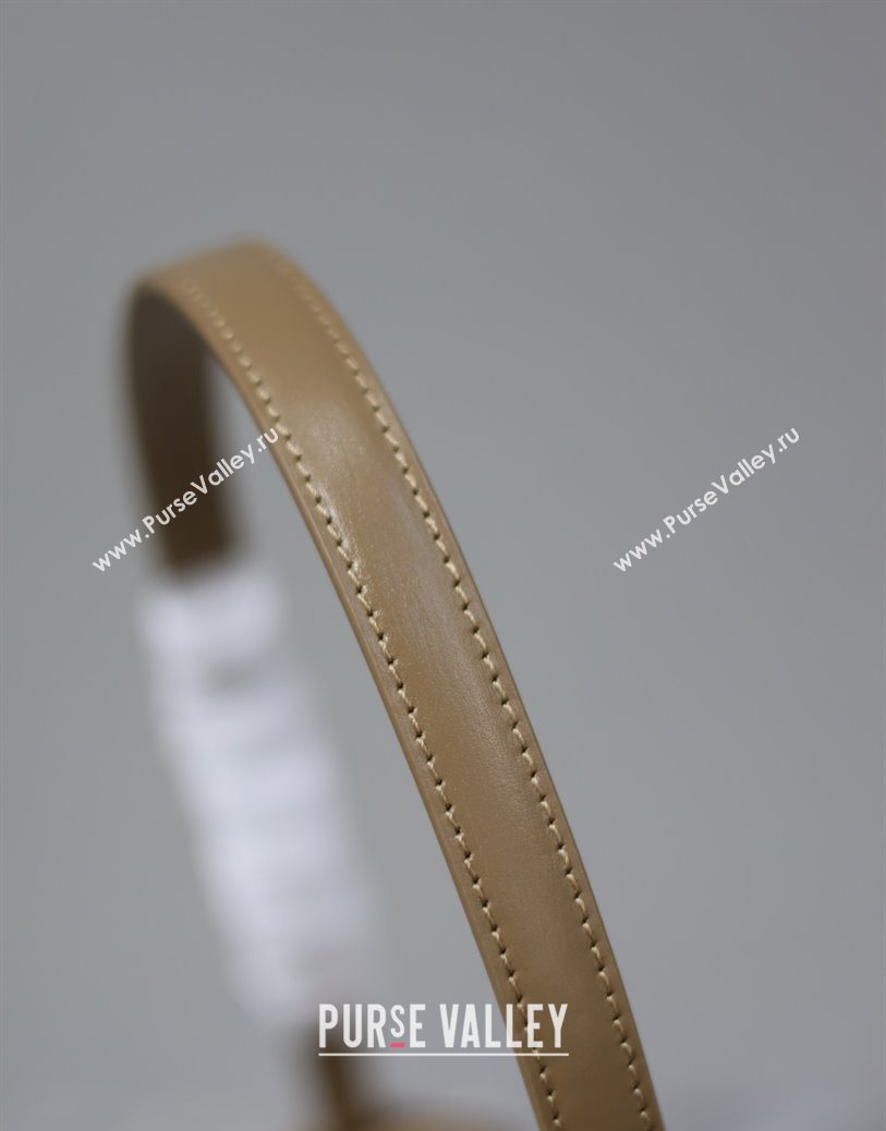 Saint Laurent Mini Voltaire Half-Moon Shoulder Bag in Box Leather Dark Toffee 2025 779642 (YY-250801069)