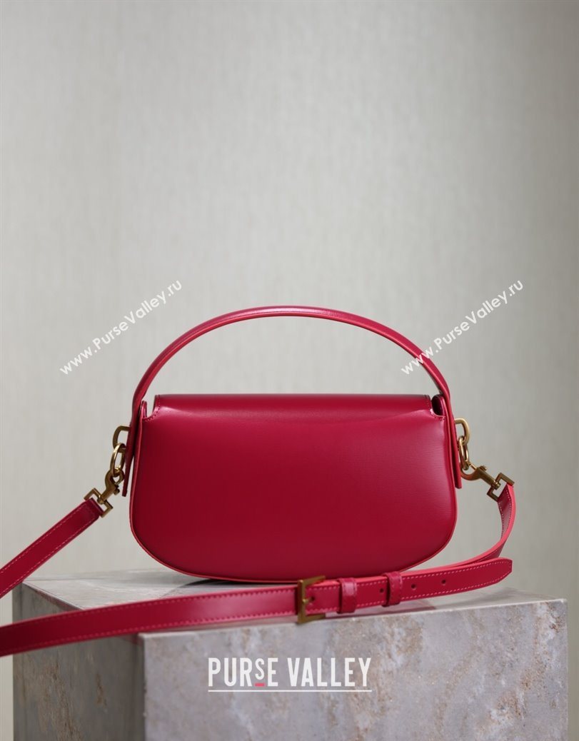 Saint Laurent Voltaire Bag in Box Leather Fuchsia 2025 7876710 (YY-250801077)