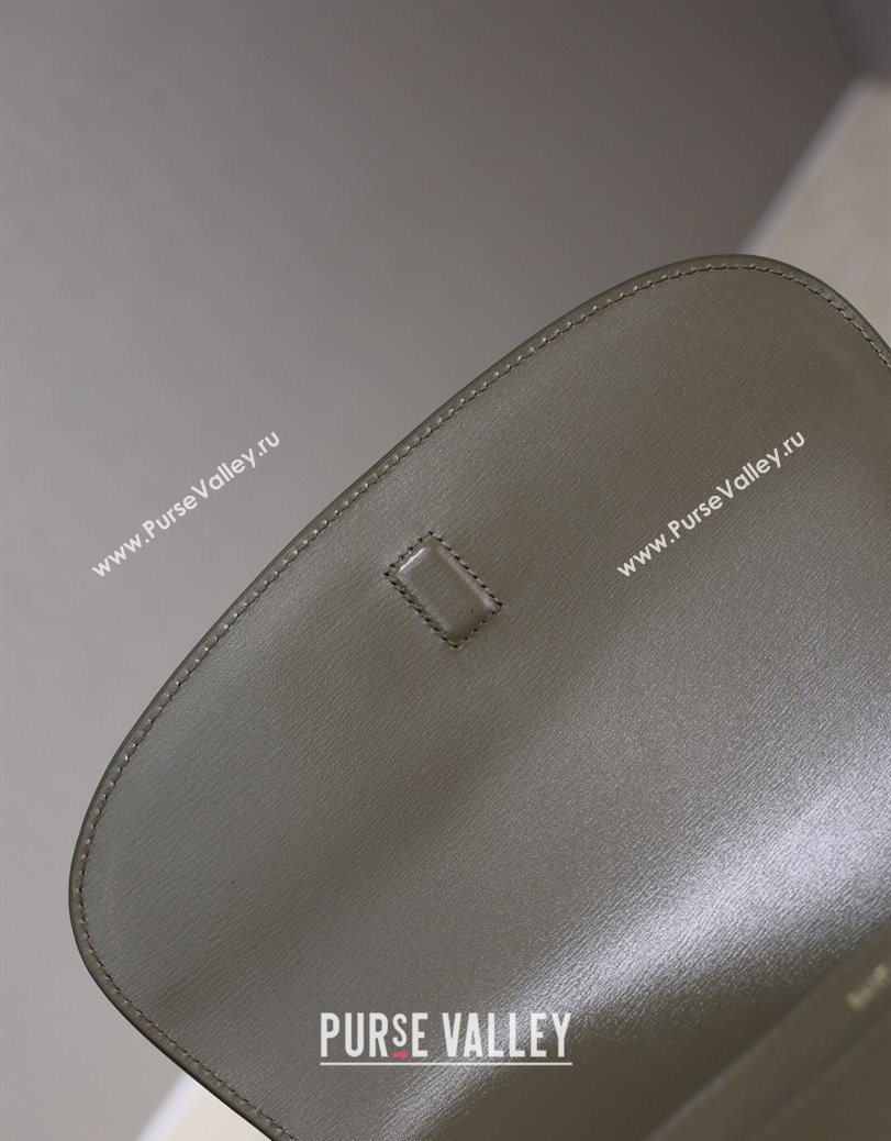 Saint Laurent Voltaire Bag in Box Leather Wheat Green 2025 7876710 (YY-250801078)