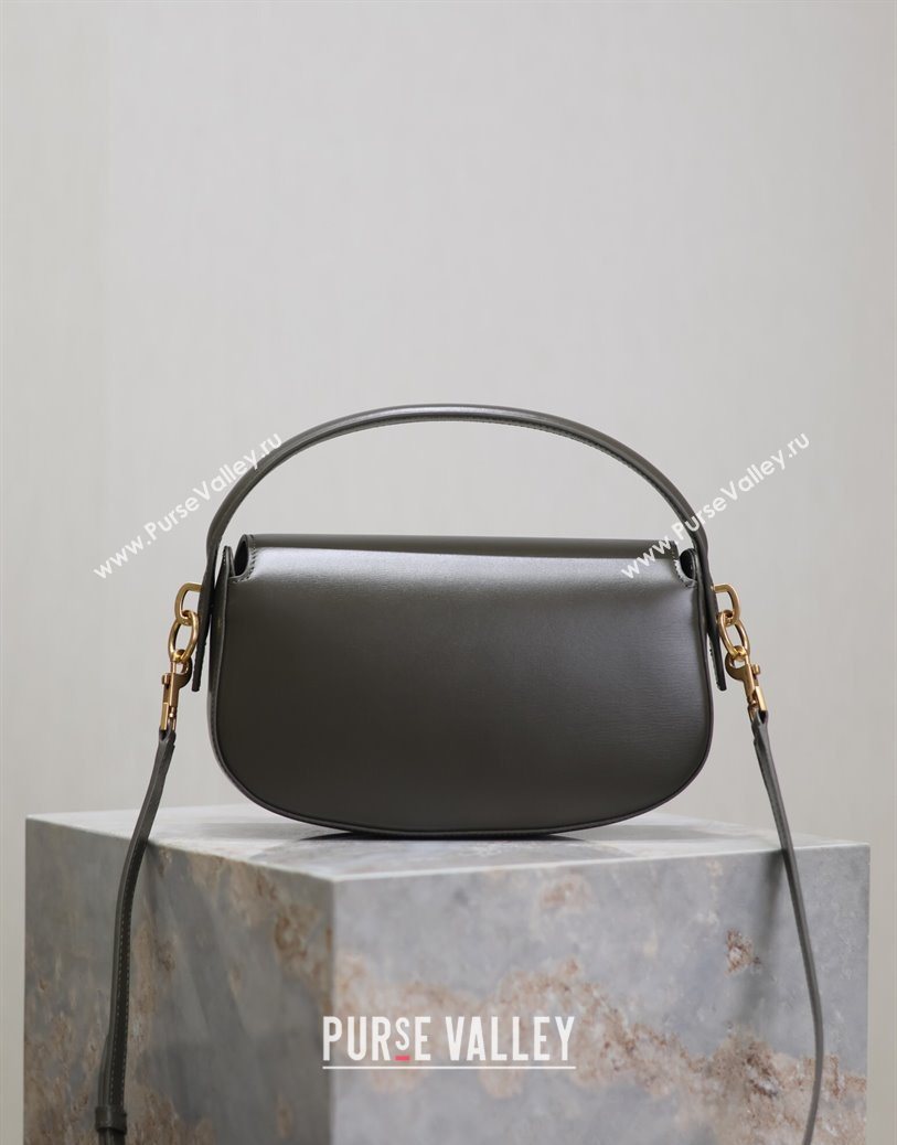 Saint Laurent Voltaire Bag in Box Leather Dark Green 2025 7876710 (YY-250801080)