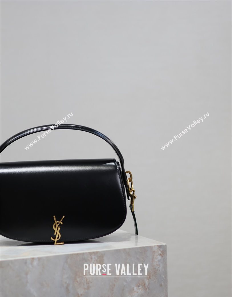 Saint Laurent Voltaire Bag in Box Leather Black 2025 7876710 (YY-250801081)