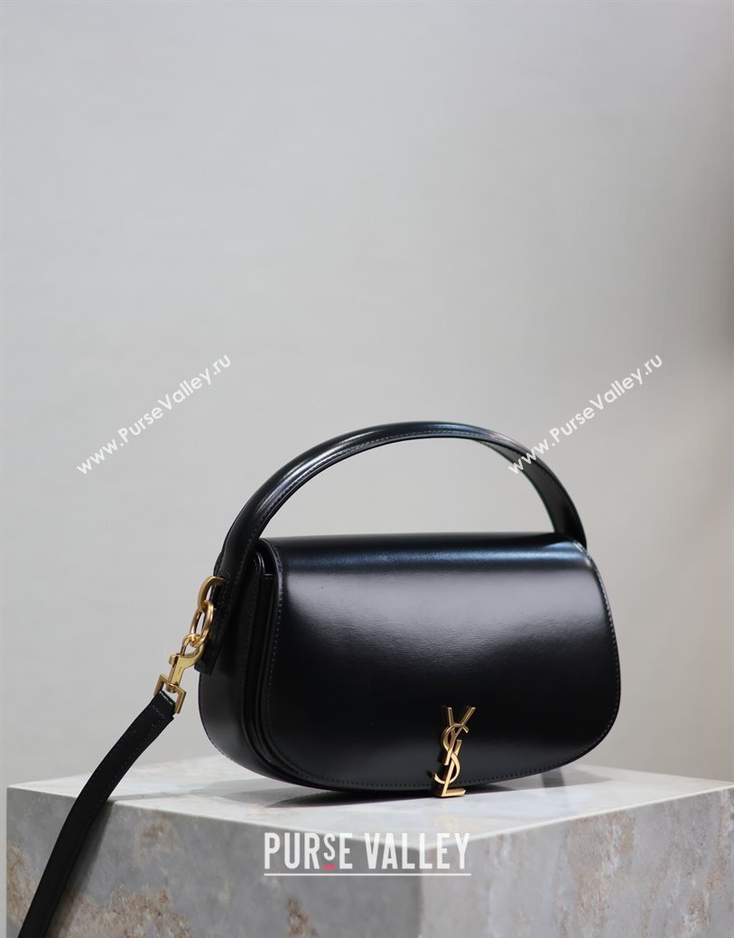 Saint Laurent Voltaire Bag in Box Leather Black 2025 7876710 (YY-250801081)