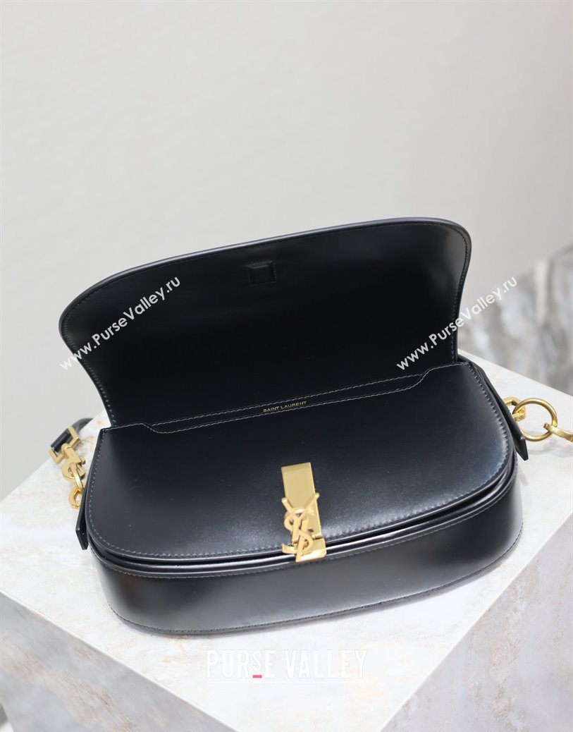 Saint Laurent Voltaire Bag in Box Leather Black 2025 7876710 (YY-250801081)