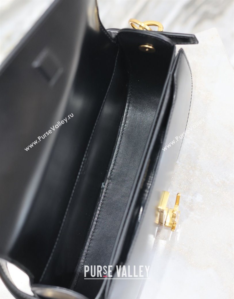 Saint Laurent Voltaire Bag in Box Leather Black 2025 7876710 (YY-250801081)