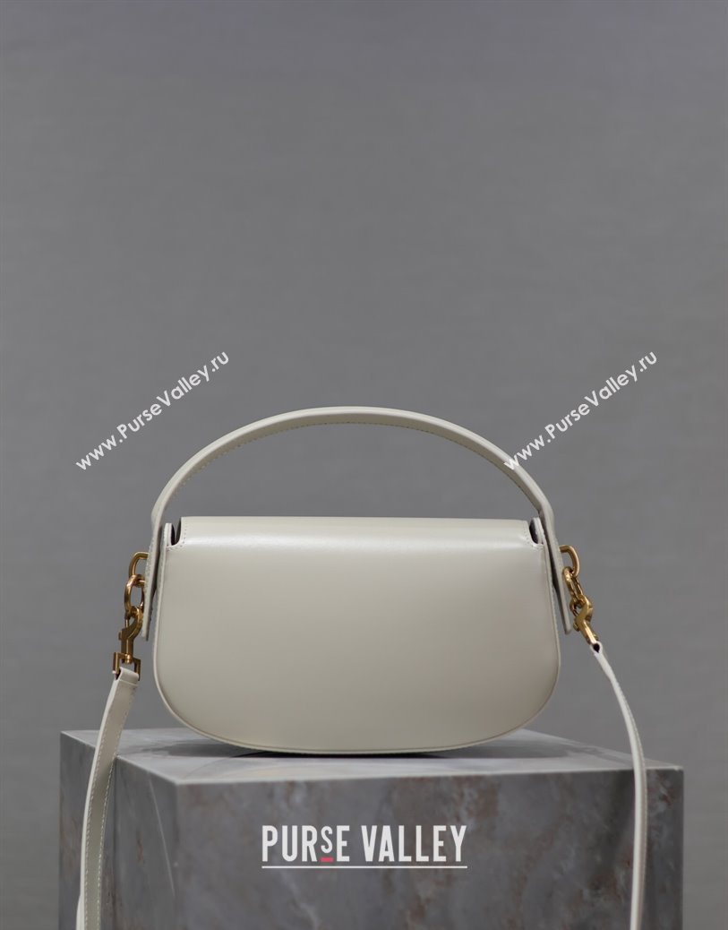 Saint Laurent Voltaire Bag in Box Leather White 2025 7876710 (YY-250801084)