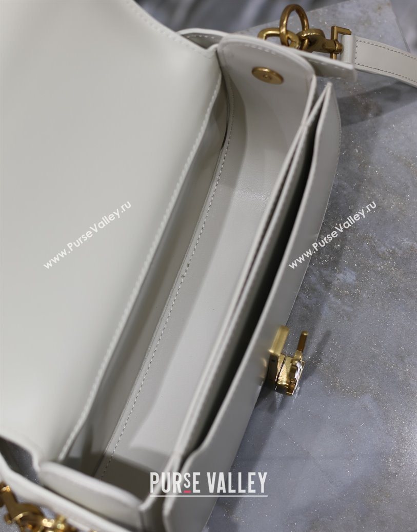 Saint Laurent Voltaire Bag in Box Leather White 2025 7876710 (YY-250801084)