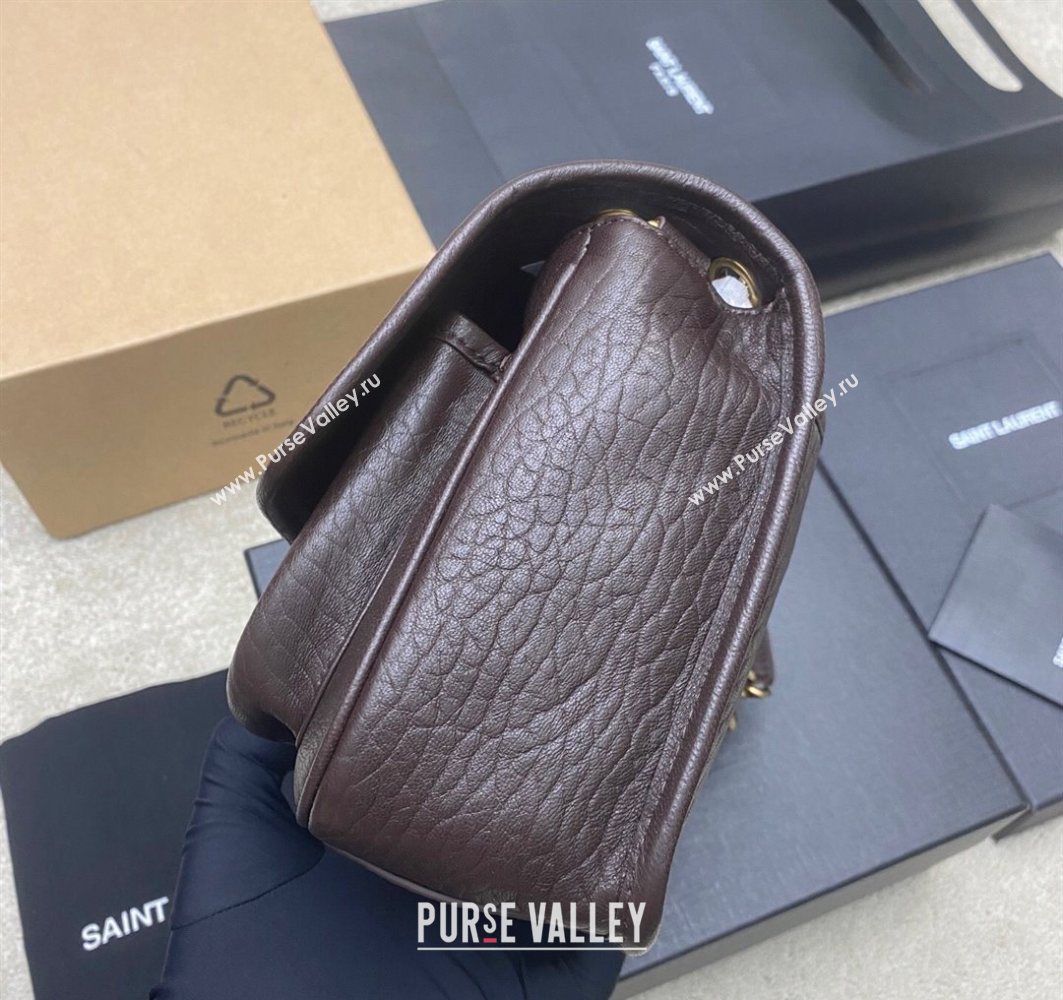 Saint Laurent Niki Baby bag in Grained Lambskin 633179 Coffee 2025 (YY-250801117)