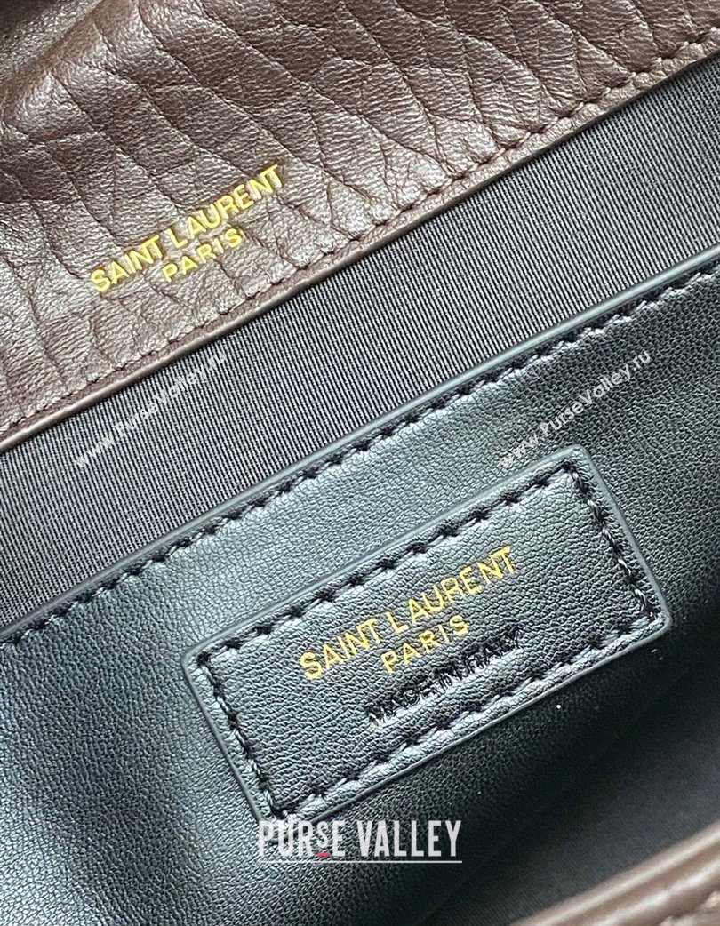 Saint Laurent Niki Baby bag in Grained Lambskin 633179 Coffee 2025 (YY-250801117)