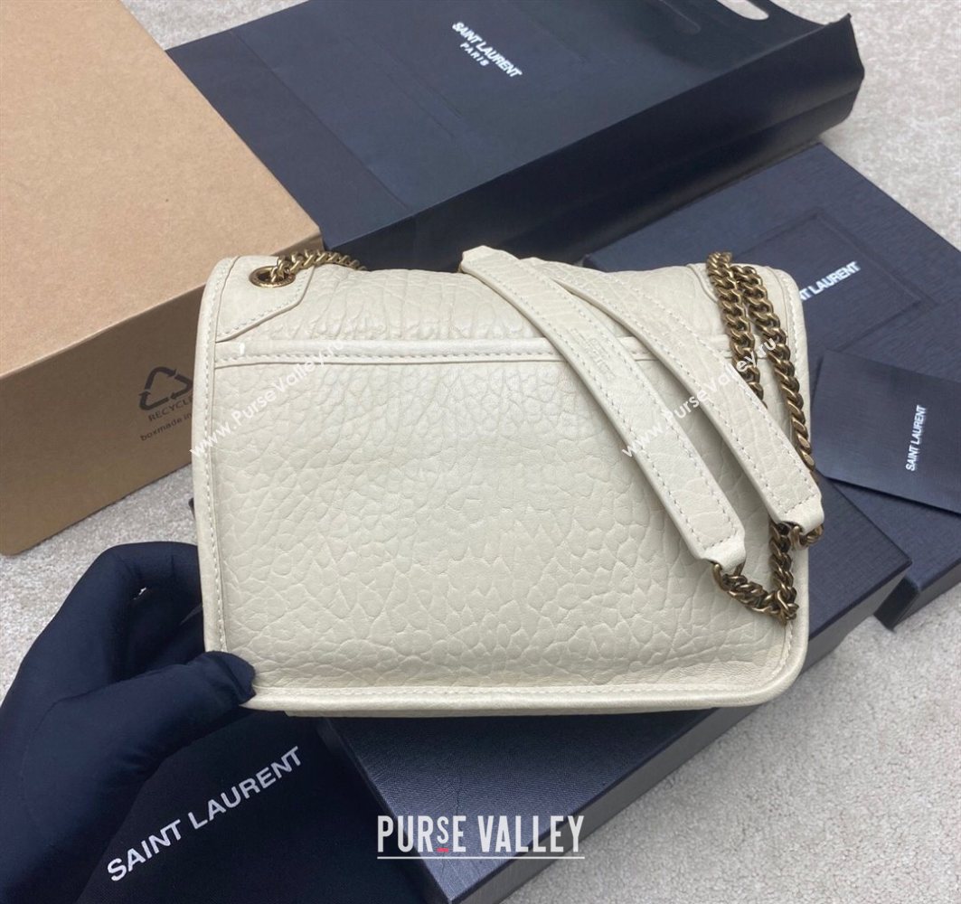 Saint Laurent Niki Baby bag in Grained Lambskin 633179 White 2025 (YY-250801119)
