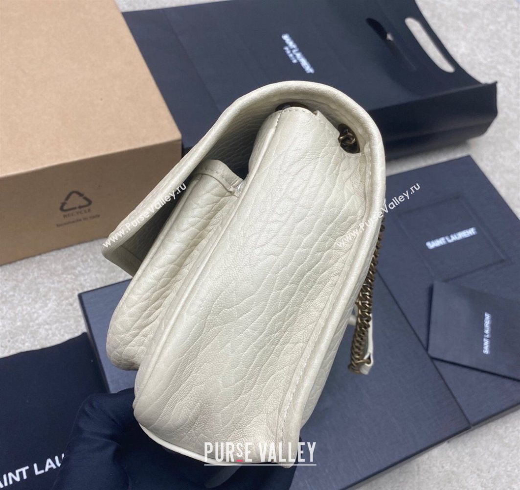 Saint Laurent Niki Baby bag in Grained Lambskin 633179 White 2025 (YY-250801119)