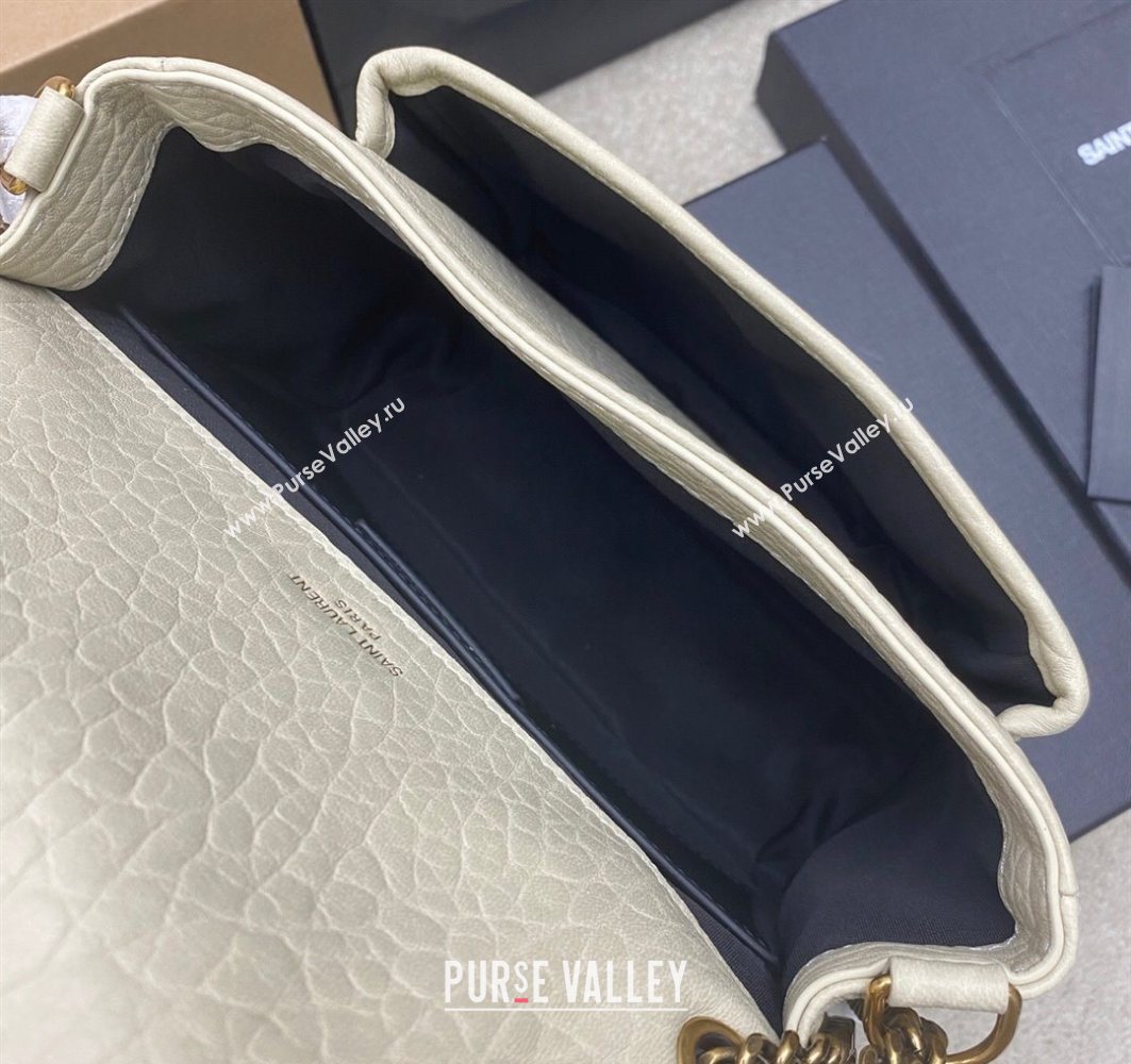 Saint Laurent Niki Baby bag in Grained Lambskin 633179 White 2025 (YY-250801119)