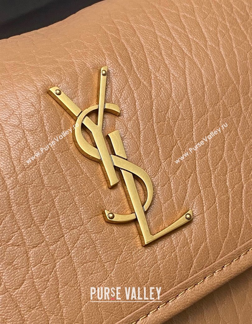 Saint Laurent Niki Baby bag in Grained Lambskin 633179 Caramel Brown 2025 (YY-250801120)