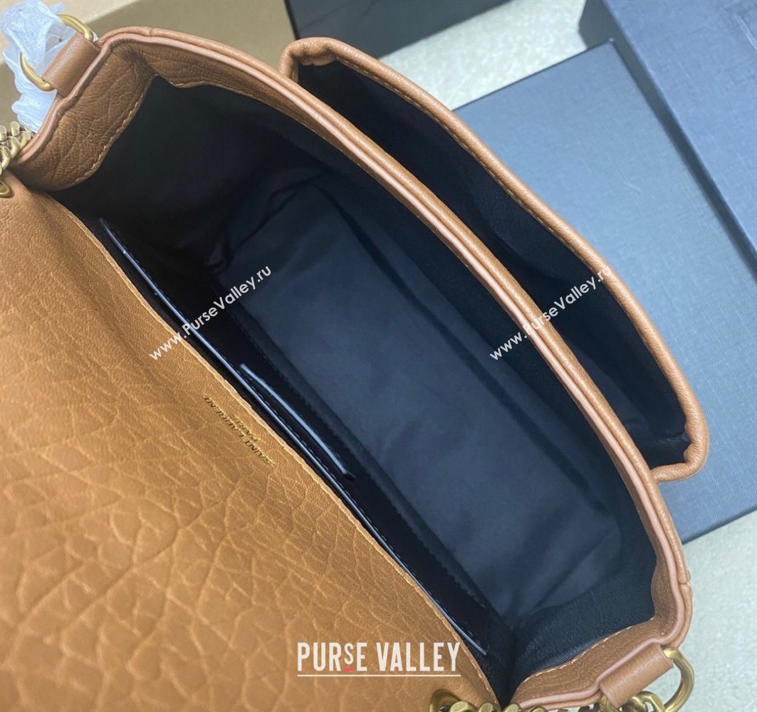 Saint Laurent Niki Baby bag in Grained Lambskin 633179 Caramel Brown 2025 (YY-250801120)