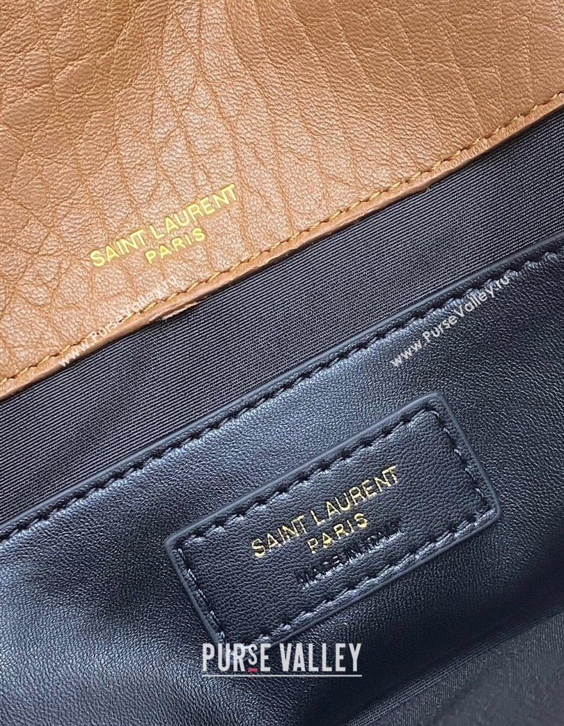 Saint Laurent Niki Baby bag in Grained Lambskin 633179 Caramel Brown 2025 (YY-250801120)