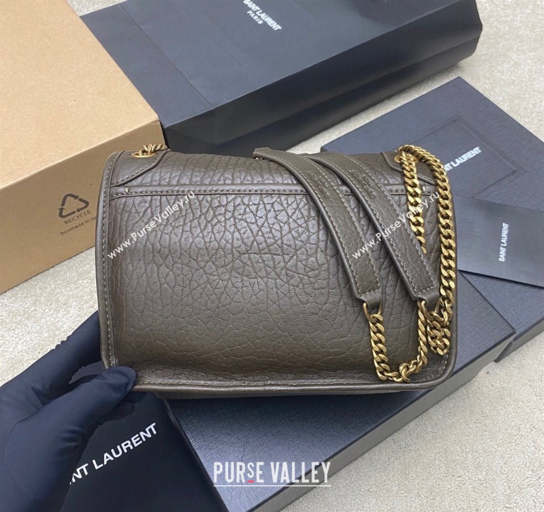 Saint Laurent Niki Baby bag in Grained Lambskin 633179 Green 2025 (YY-250801121)