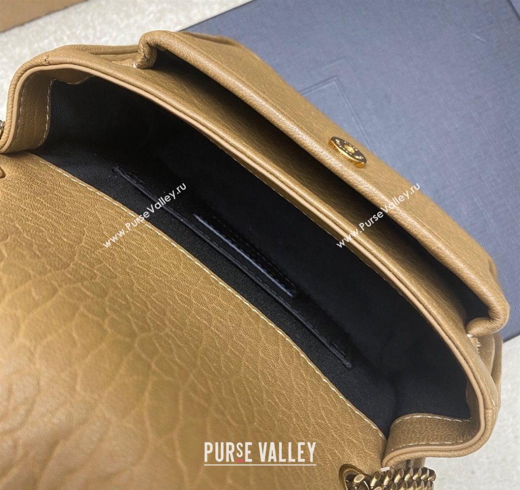 Saint Laurent Niki Mini bag in Grained Lambskin 828736 Beige 2025 (YY-250801125)