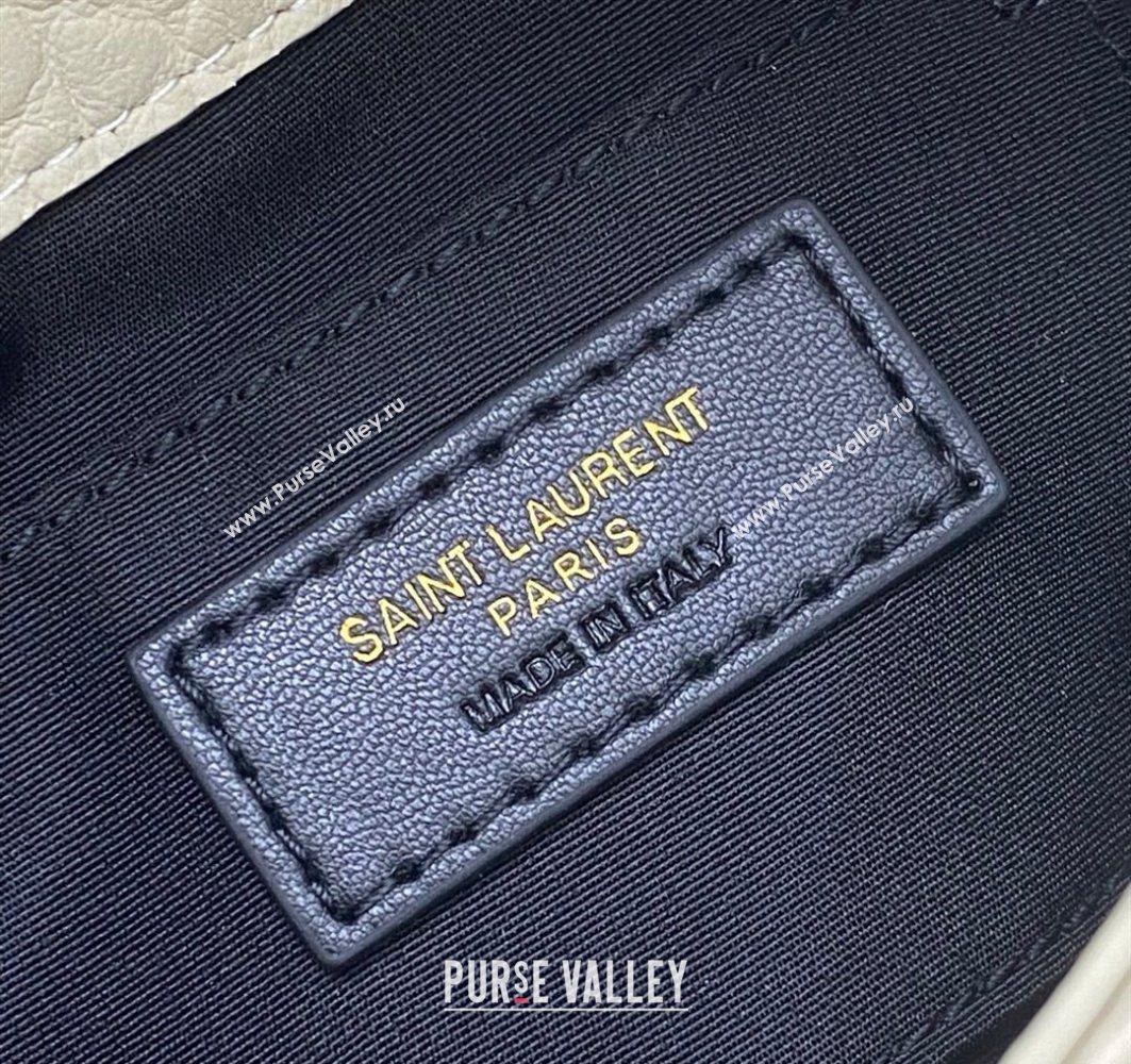 Saint Laurent Niki Mini bag in Grained Lambskin 828736 White 2025 (YY-250801126)