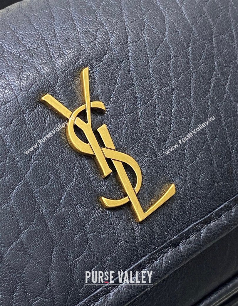 Saint Laurent Niki Mini bag in Grained Lambskin 828736 Black/Gold 2025 (YY-250801128)