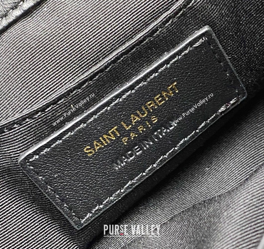 Saint Laurent Niki Mini bag in Grained Lambskin 828736 Black/Gold 2025 (YY-250801128)