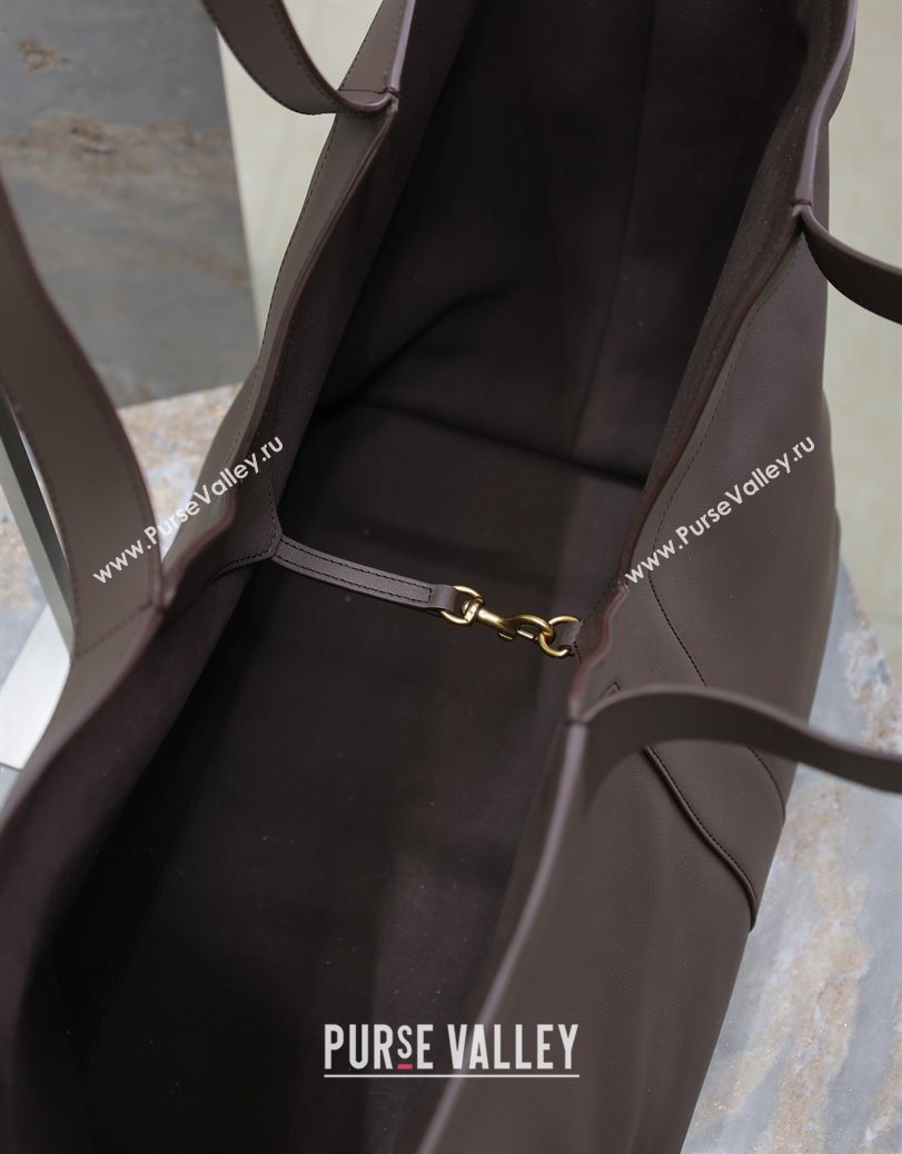 Saint Laurent Y Tote Bag in Leather Coffee 2025 817602 (YY-250802023)