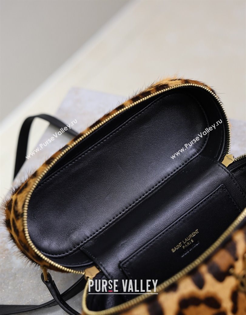 Saint Laurent Gaby Vanity Bag in in Leopard Print Pony Hair 2025 766731 (YY-250802028)