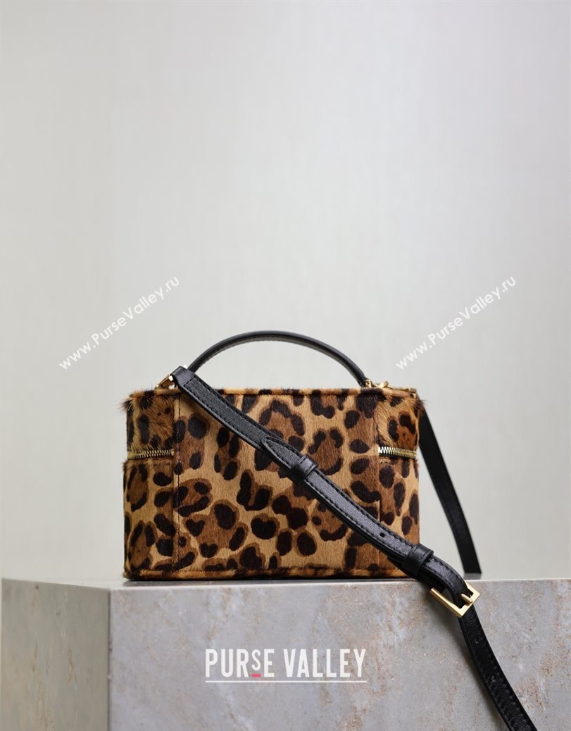 Saint Laurent Gaby Vanity Bag in in Leopard Print Pony Hair 2025 766731 (YY-250802028)