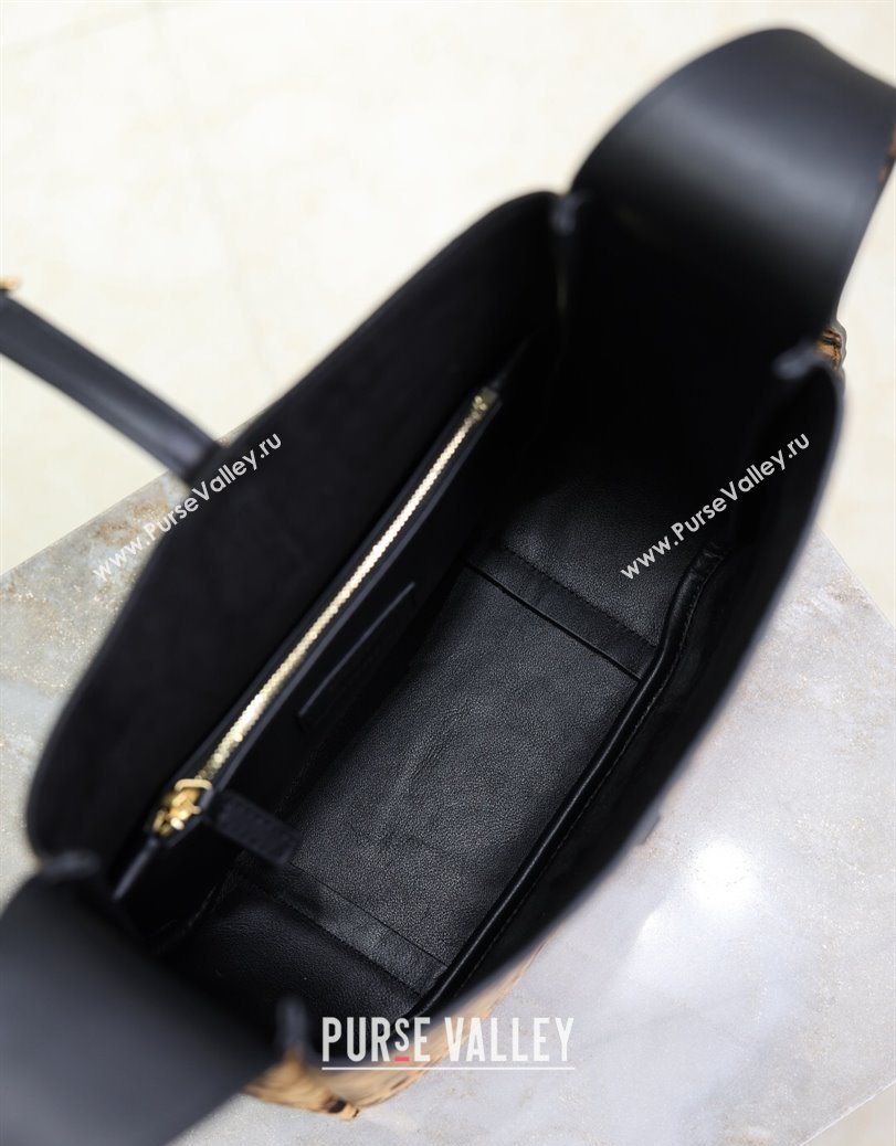 Saint Laurent LE 5 À 7 Supple Small Hobo Bag in Leopard Print Pony Hair 2025 713938 (YY-250802029)