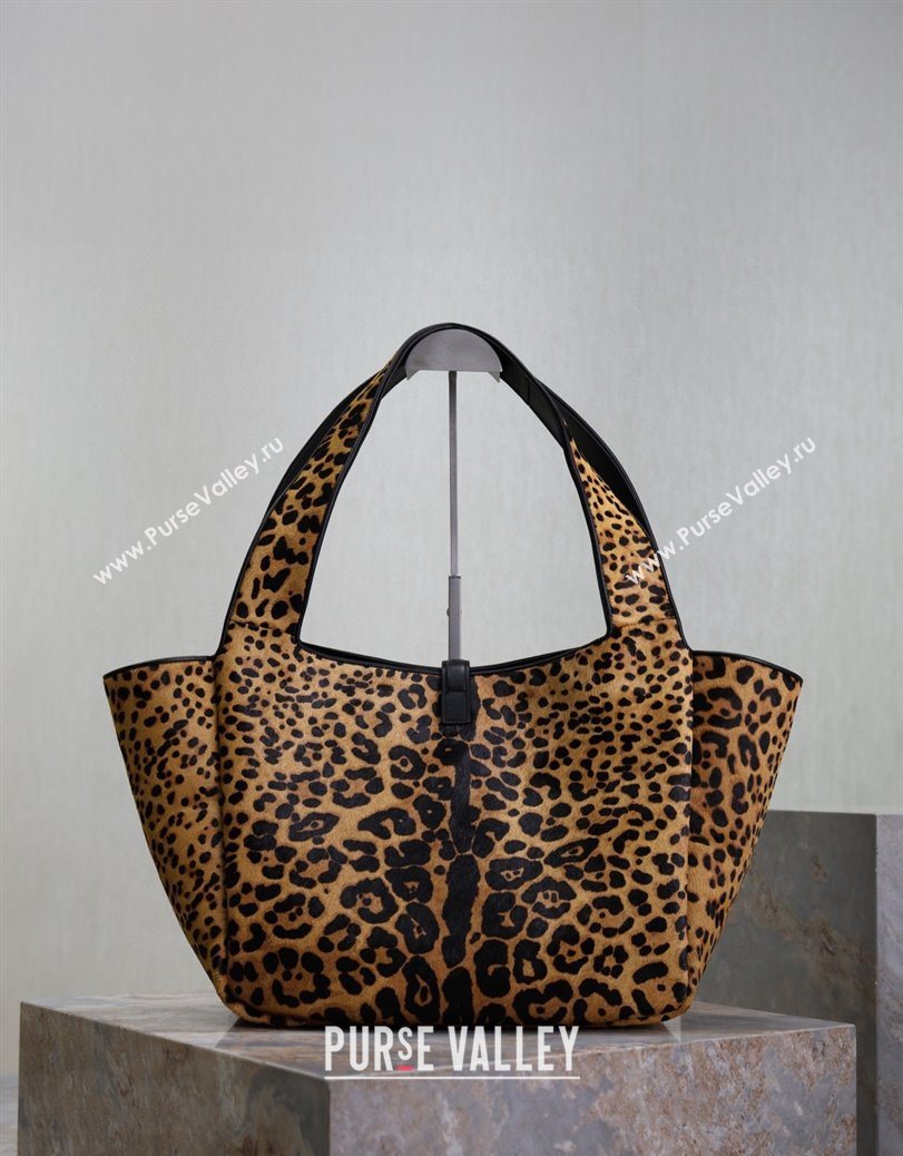 Saint Laurent Bea Tote Bag in in Leopard Print Pony Hair 763435 2025 (YY-250802030)