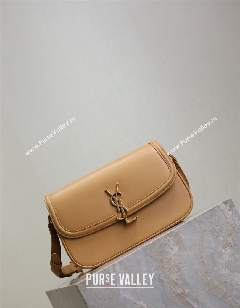 Saint Laurent Solferino Medium Bag in Box Leather Light Hazelnut 2025 8323300 (YY-250801052)