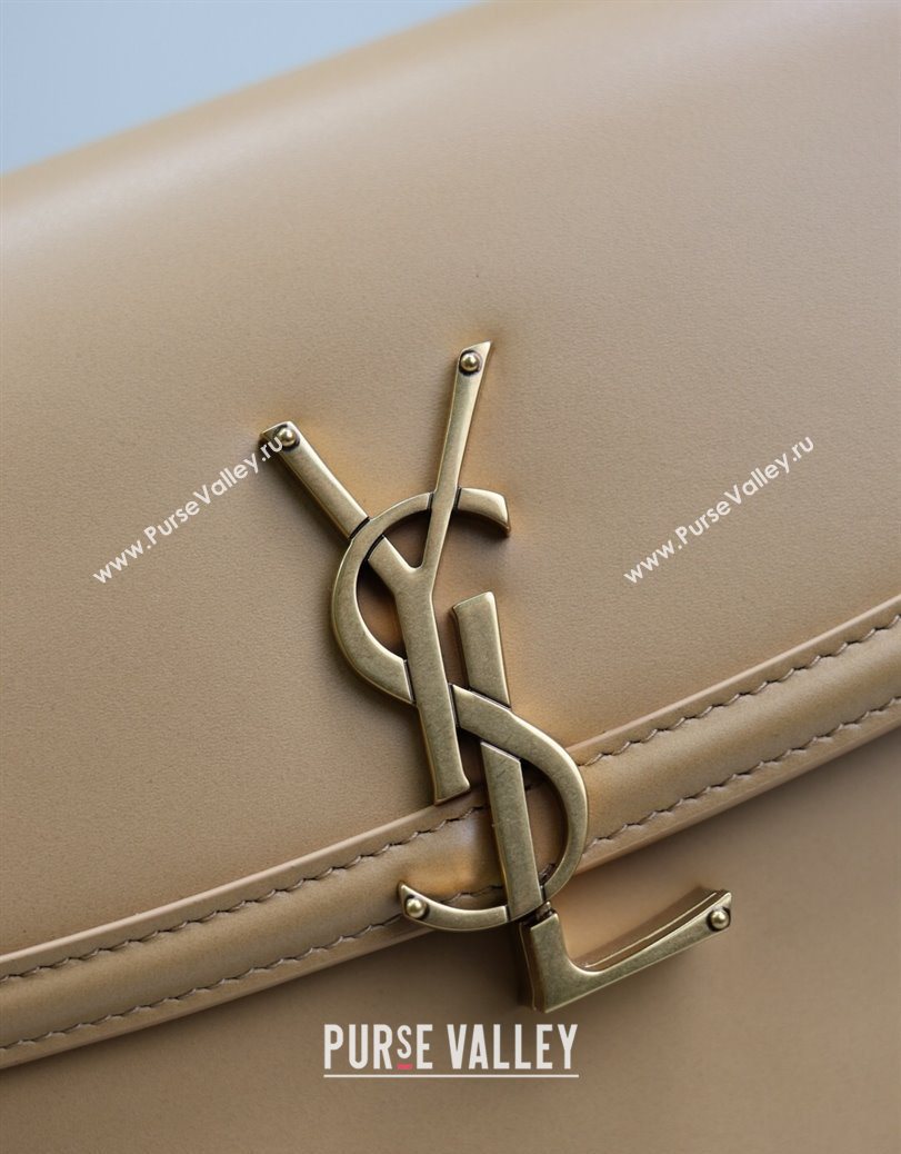 Saint Laurent Solferino Medium Bag in Box Leather Light Hazelnut 2025 8323300 (YY-250801052)