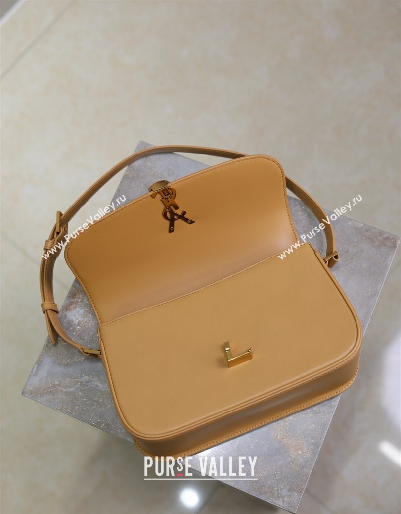 Saint Laurent Solferino Medium Bag in Box Leather Light Hazelnut 2025 8323300 (YY-250801052)