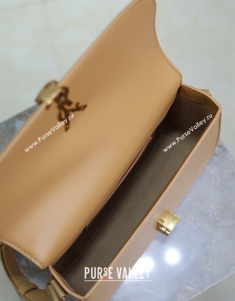 Saint Laurent Solferino Medium Bag in Box Leather Light Hazelnut 2025 8323300 (YY-250801052)